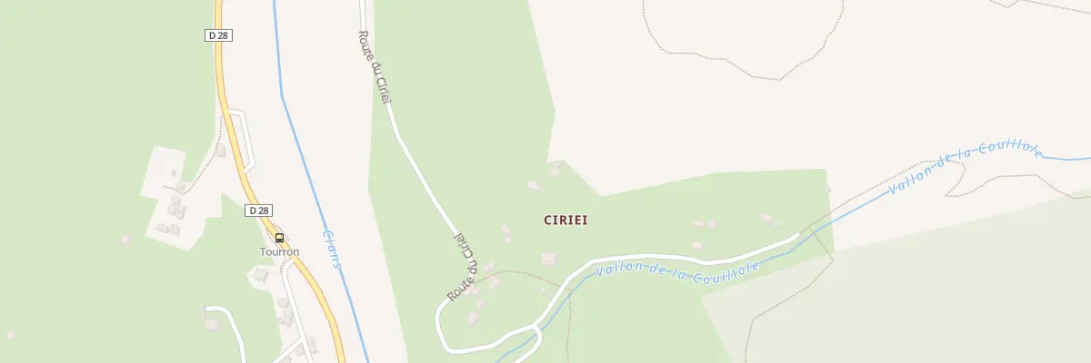 Plan du 71 Rte du Ciriei à Beuil