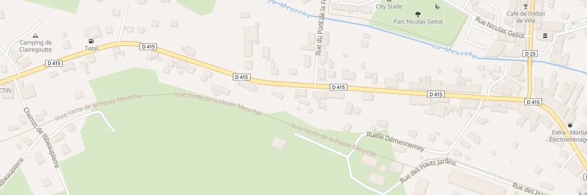 Plan du 23 Rue Eugène Mathis à Fraize