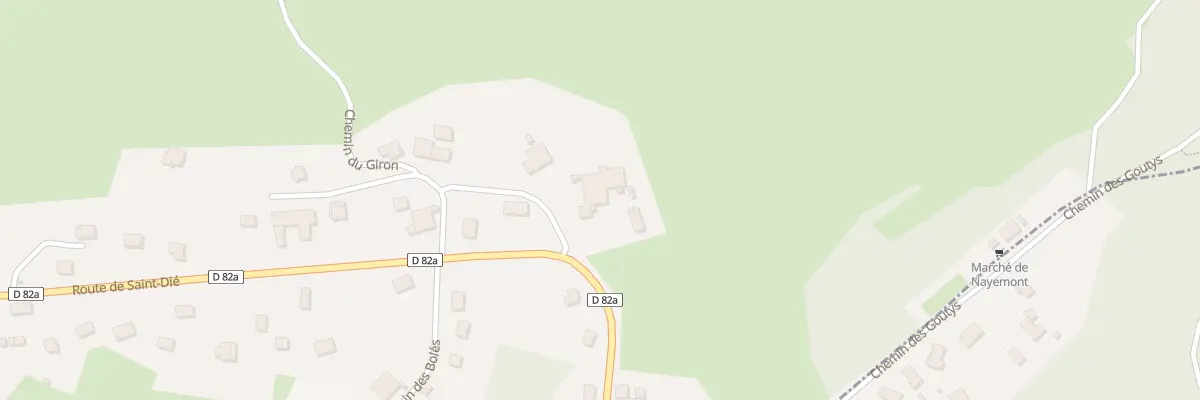 Plan du 120 Che du Giron à Nayemont-les-Fosses