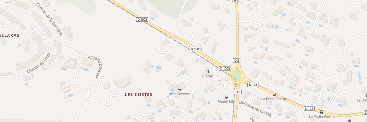 Plan du 1460 Che de la Font des Fades à Mouans-Sartoux