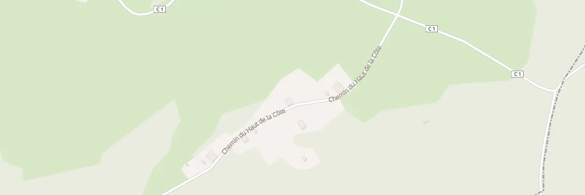Plan du 236 Che du Haut de la Côte à Ban-sur-Meurthe-Clefcy