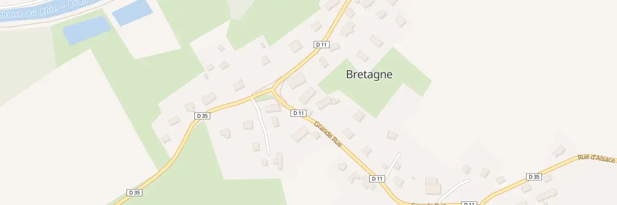 Plan du 23 Gr Grande Rue à Bretagne