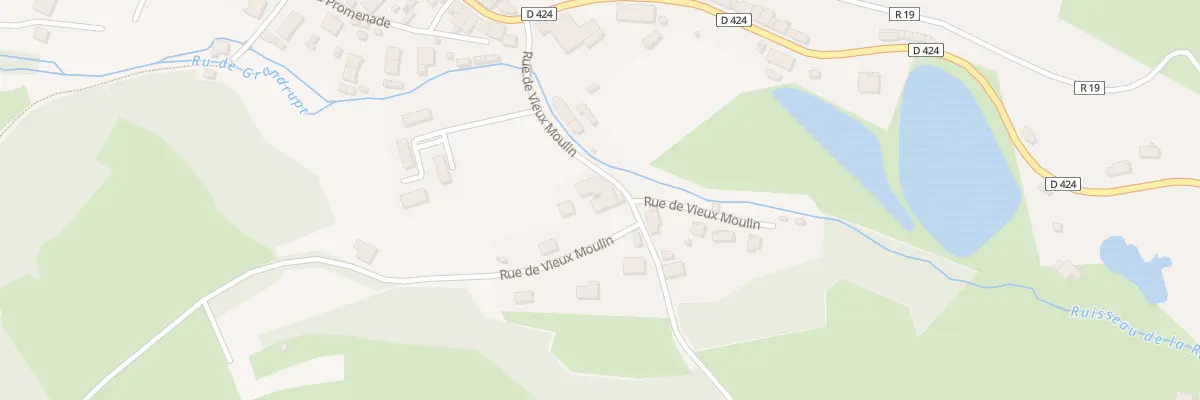Plan du 2 Rue de Vieux Moulin à La Petite-Raon