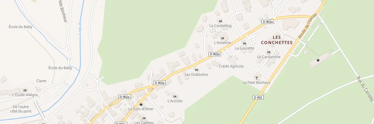 Plan du 5099 Aux Curtious à Bessans