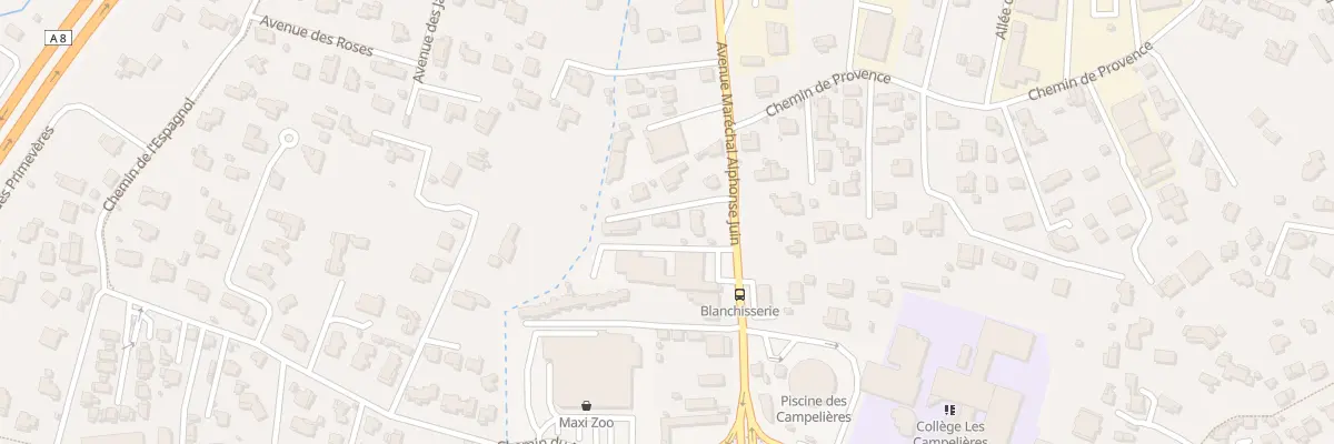 Plan du 2214 Av Mal Alphonse Juin à Mougins