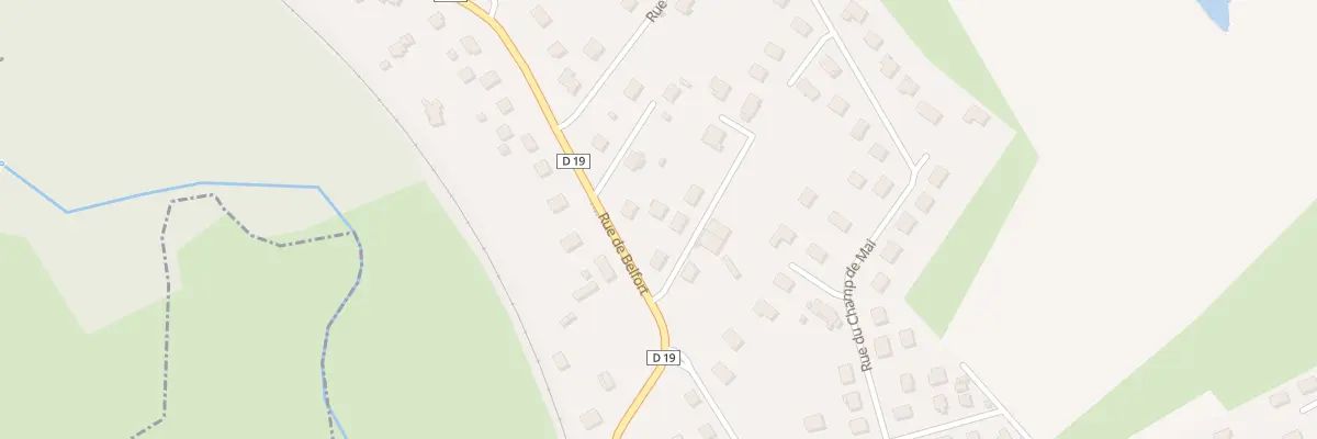 Plan du 30 Rue de Belfort à Joncherey