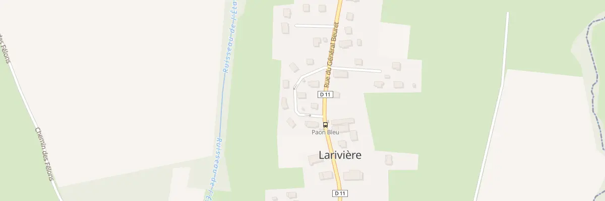 Plan du 4 Rue du Paon bleu à Larivière