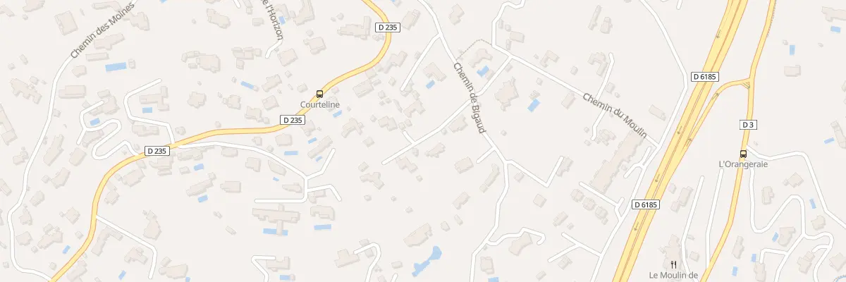 Plan du 302D Che de Bigaud à Mougins