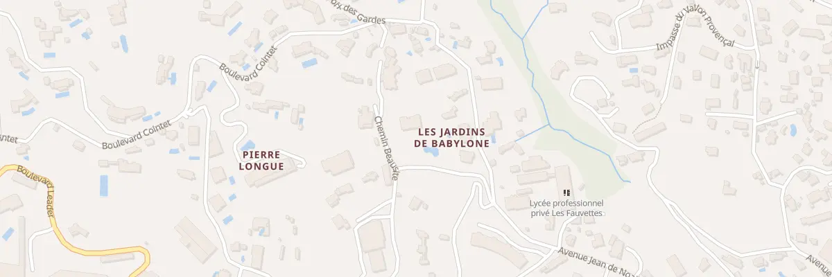 Plan du 45 Av Jean de Noailles à Cannes