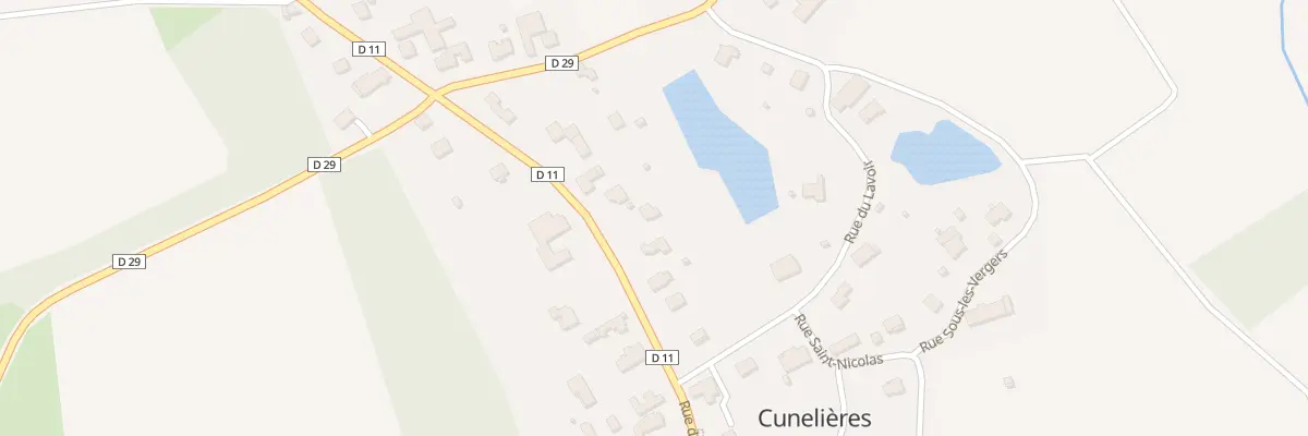 Plan du 15 Rue des Orgues à Cunelières