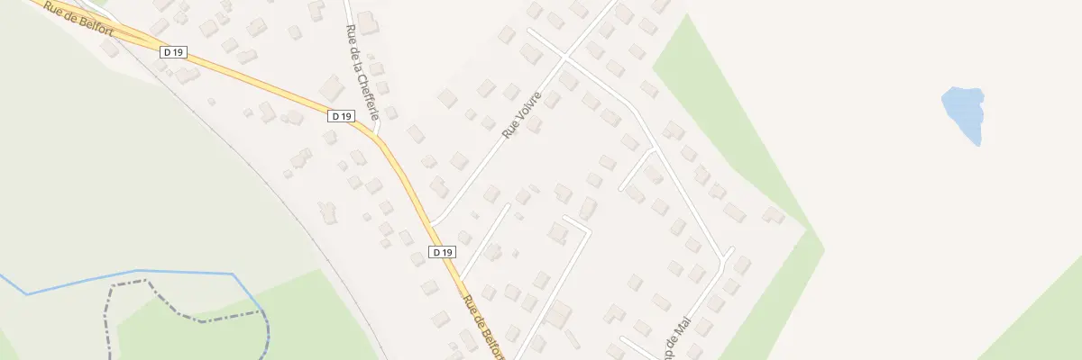 Plan du 36 Rue de Belfort à Joncherey