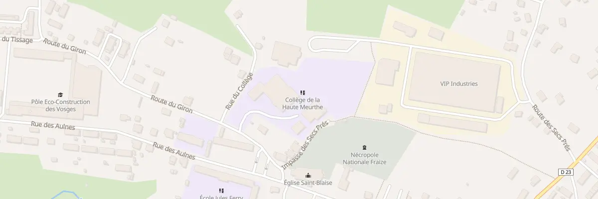 Plan du 7 Imp des Secs Prés à Fraize