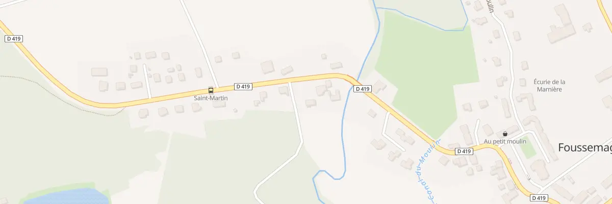 Plan du 7B Fg Saint-Martin à Foussemagne