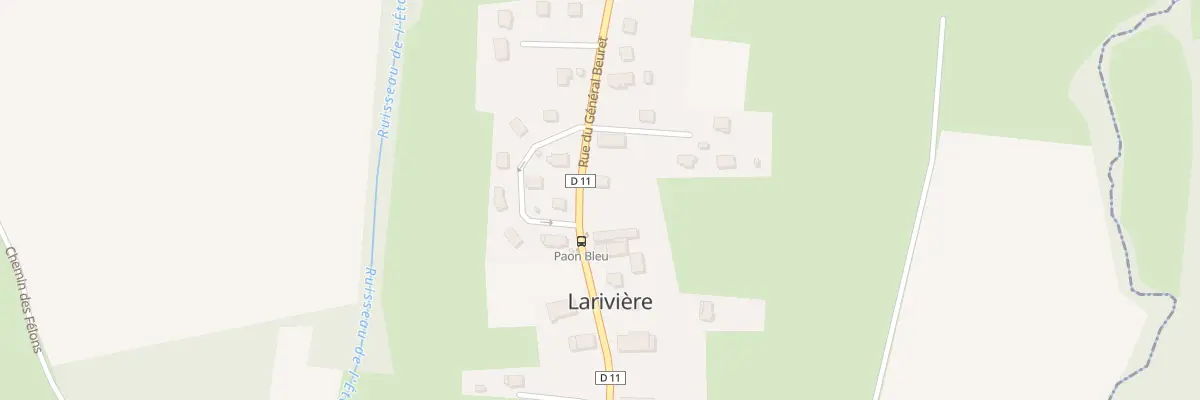 Plan du 22 Rue du Général Beuret à Larivière