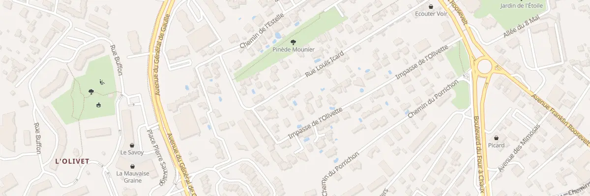 Plan du 27 Rue Louis Icard au Cannet