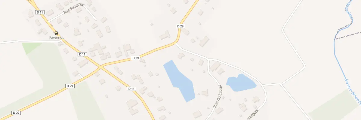 Plan du 11 Rue du Lavoir à Cunelières