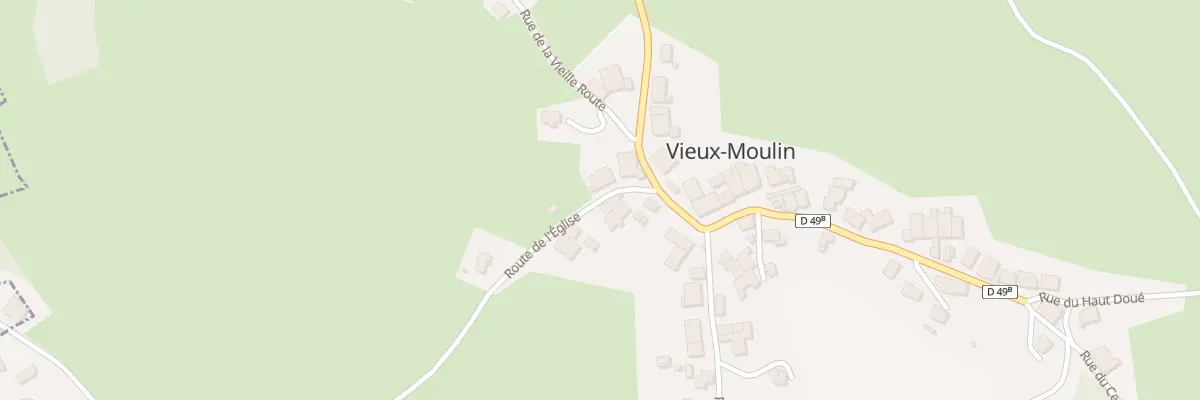 Plan du 3 Rte de l’Eglise à Vieux-Moulin