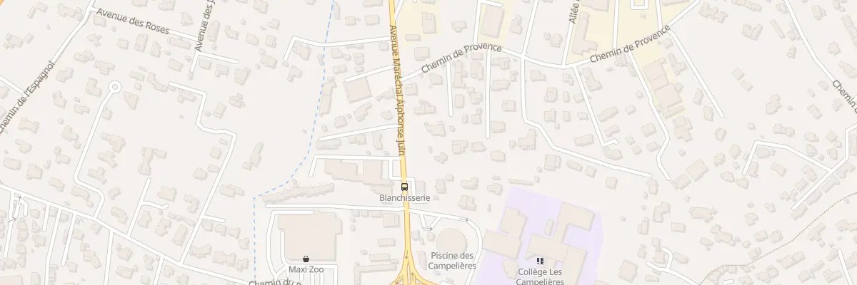 Plan du 2173 Av Mal Alphonse Juin à Mougins