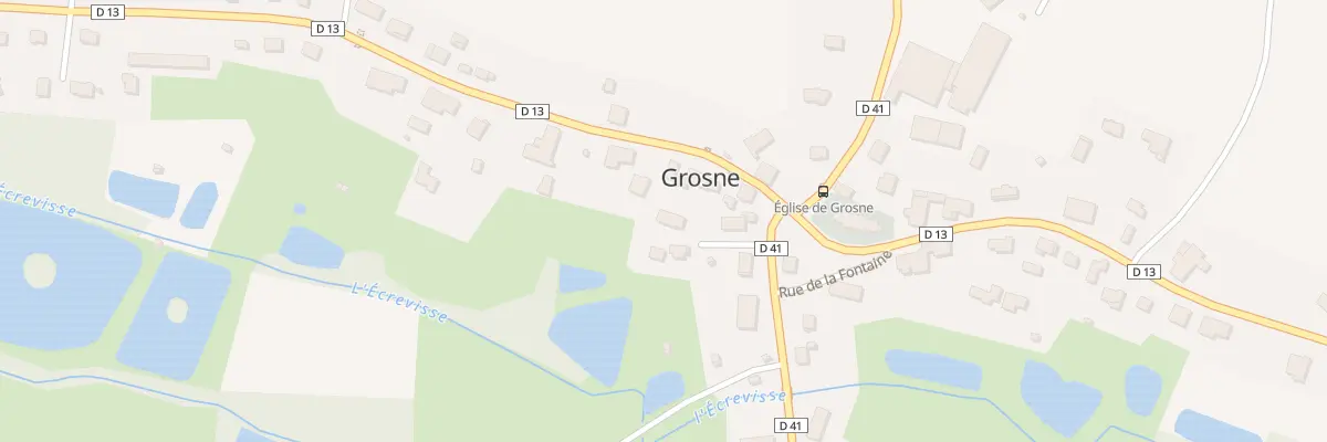 Plan du 1 Imp des Fougères à Grosne