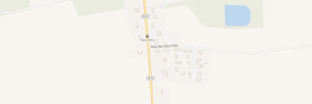 Plan du 2 Rue des secs Prés à Cunelières