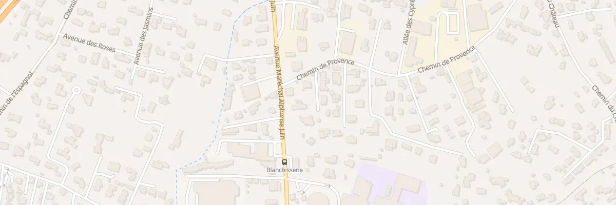 Plan du 56D Che de Provence à Mougins