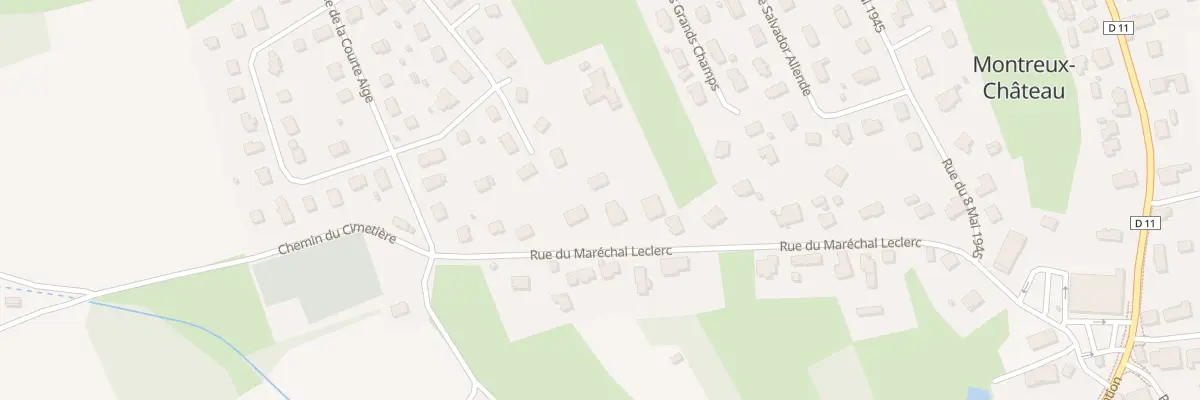 Plan du 18C Rue du Mal Leclerc à Montreux-Château