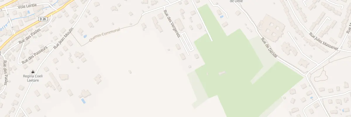Plan du 16 Rue des Vergerets à Delle