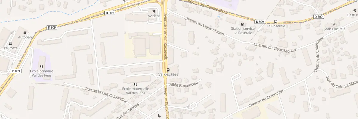 Plan du 106 Av Franklin Roosevelt au Cannet