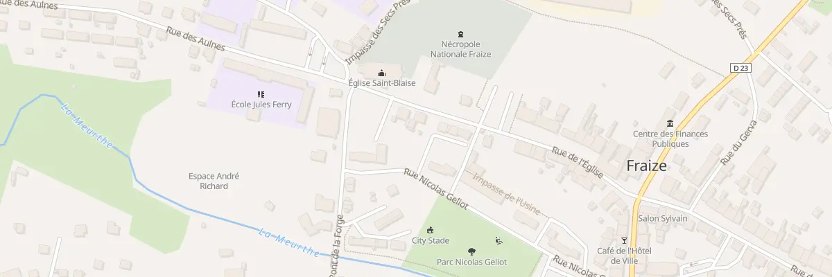 Plan du 23 Rue de l’Église à Fraize