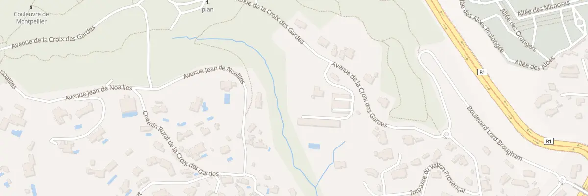 Plan du 49 Av de la Croix des Gardes à Cannes
