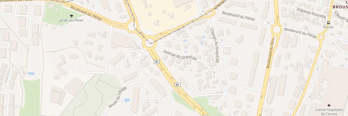 Plan du 61B Av du Grand Jas à Cannes