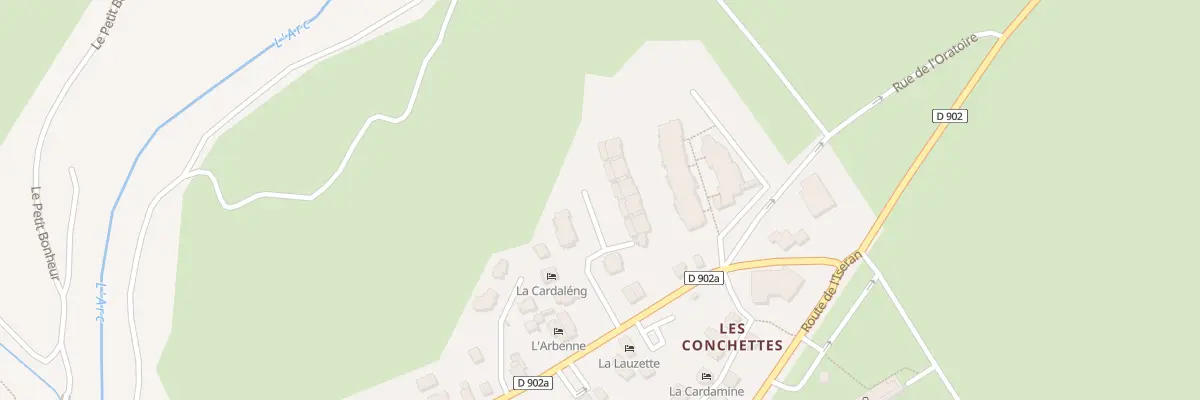Plan du 5363 Res Bouvreuil à Bessans