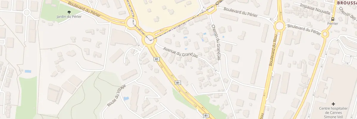 Plan du 61 Av du Grand Jas à Cannes