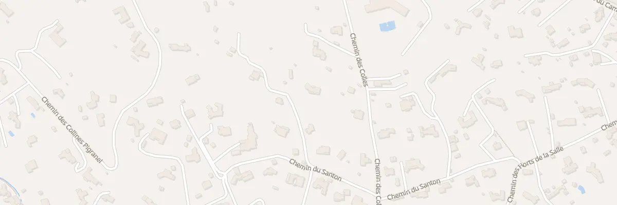 Plan du 394E Che du Santon à Mougins