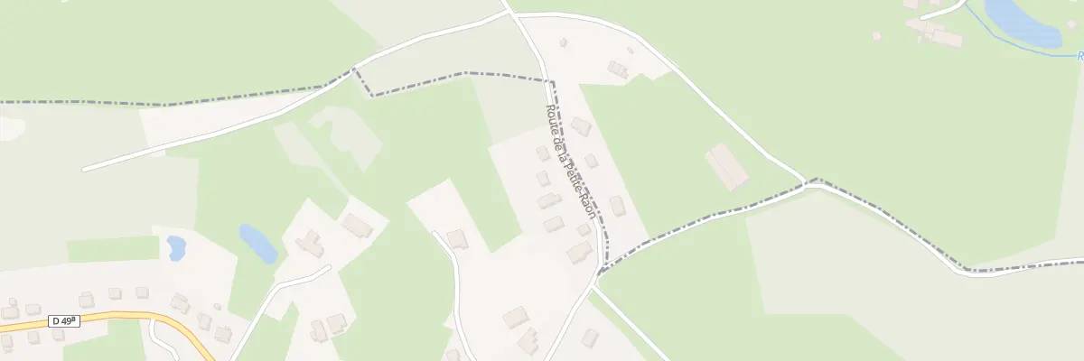 Plan du 13 Rte de la Petite Raon à Vieux-Moulin