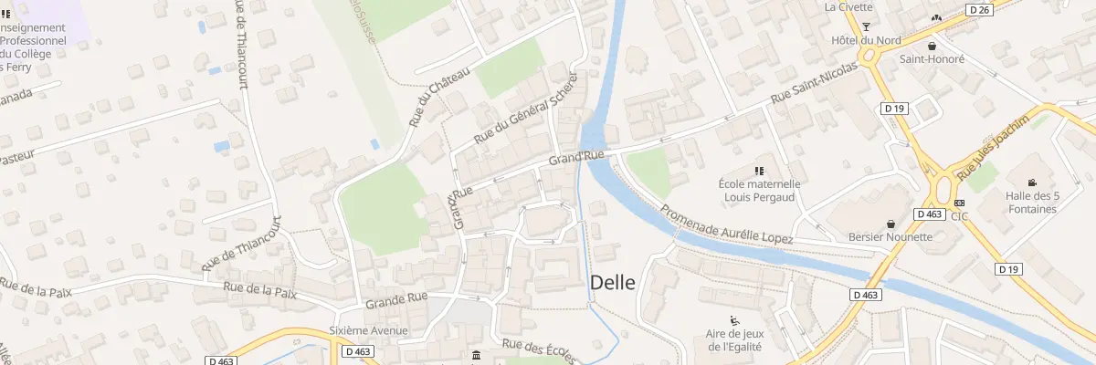 Plan du 1 Rue Roger Campredon à Delle