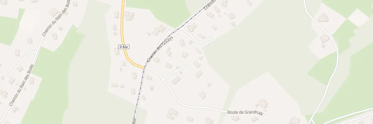 Plan du 872 Rte de Grandrupt à Pair-et-Grandrupt