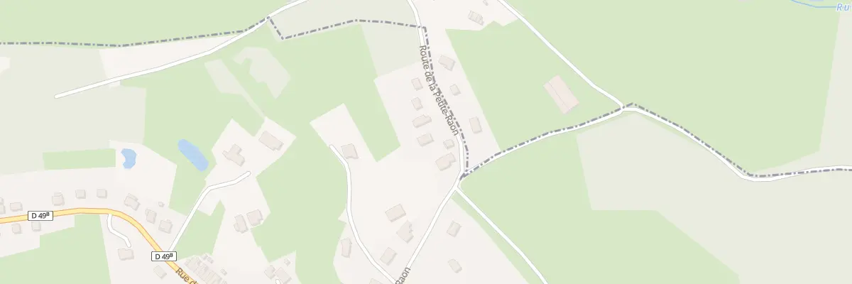 Plan du 9 Rte de la Petite Raon à Vieux-Moulin