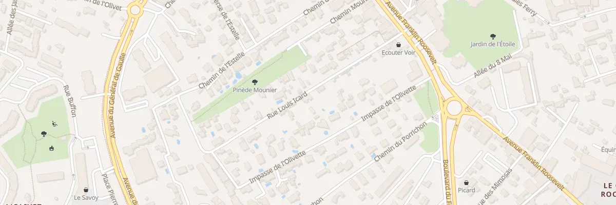 Plan du 15 Rue Louis Icard au Cannet