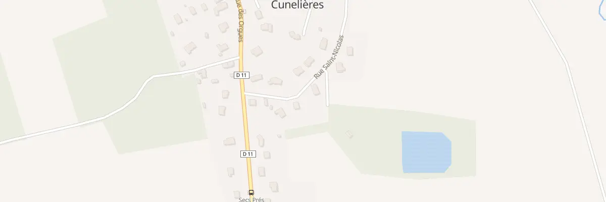 Plan du 4 Rue Saint-Nicolas à Cunelières