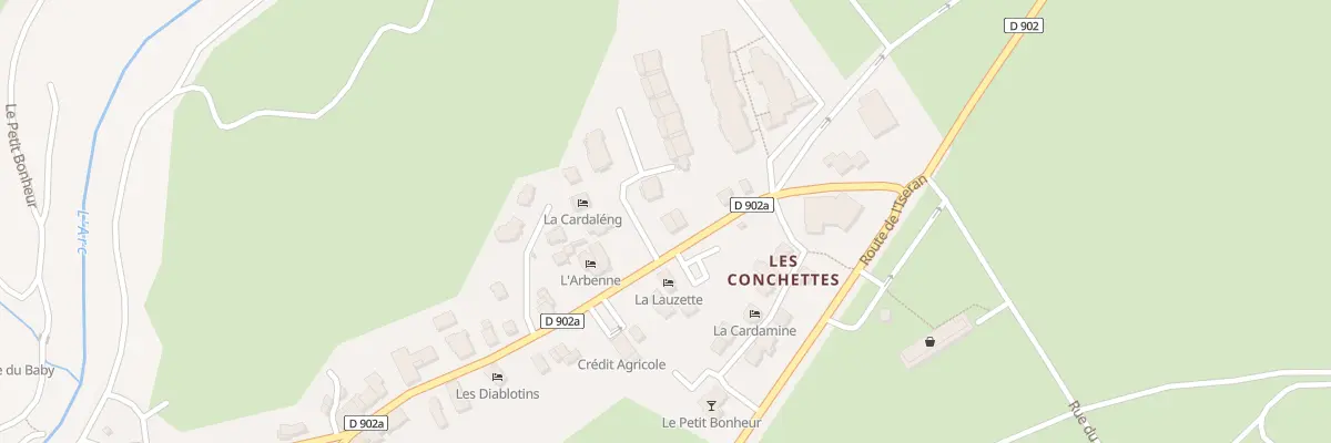 Plan du 5118 Aux Curtious à Bessans