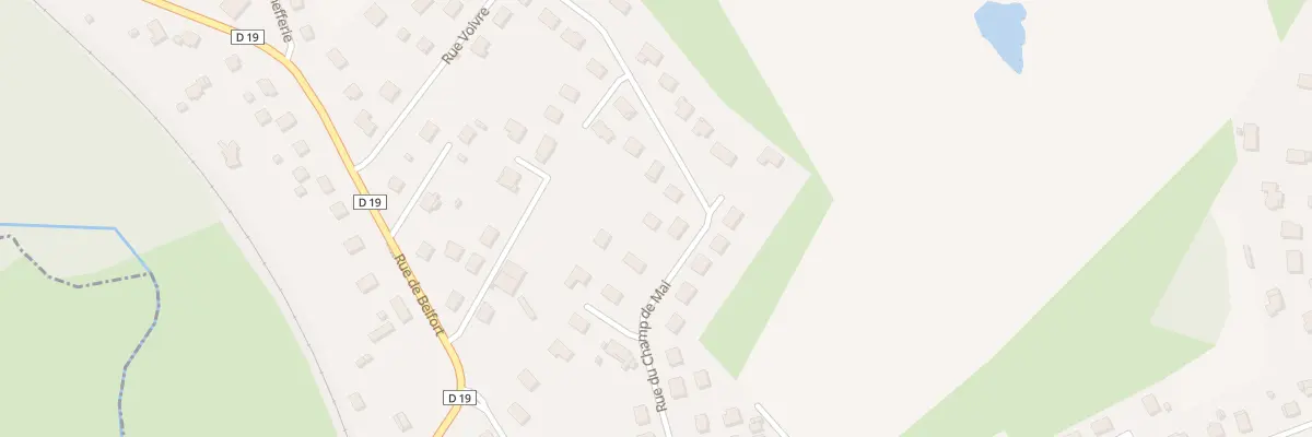 Plan du 33 Rue Champ du Mai à Joncherey