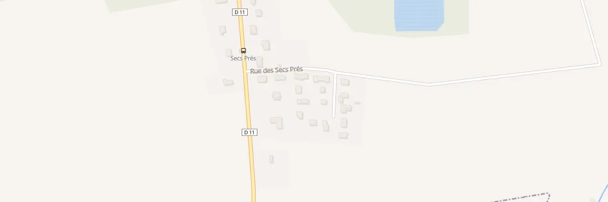 Plan du 4 Rue des secs Prés à Cunelières