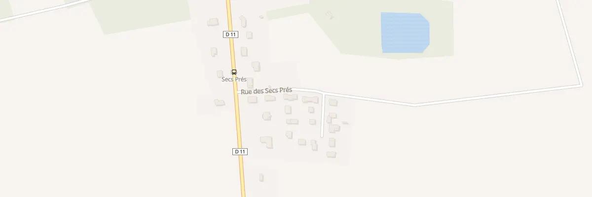 Plan du 8B Rue des secs Prés à Cunelières
