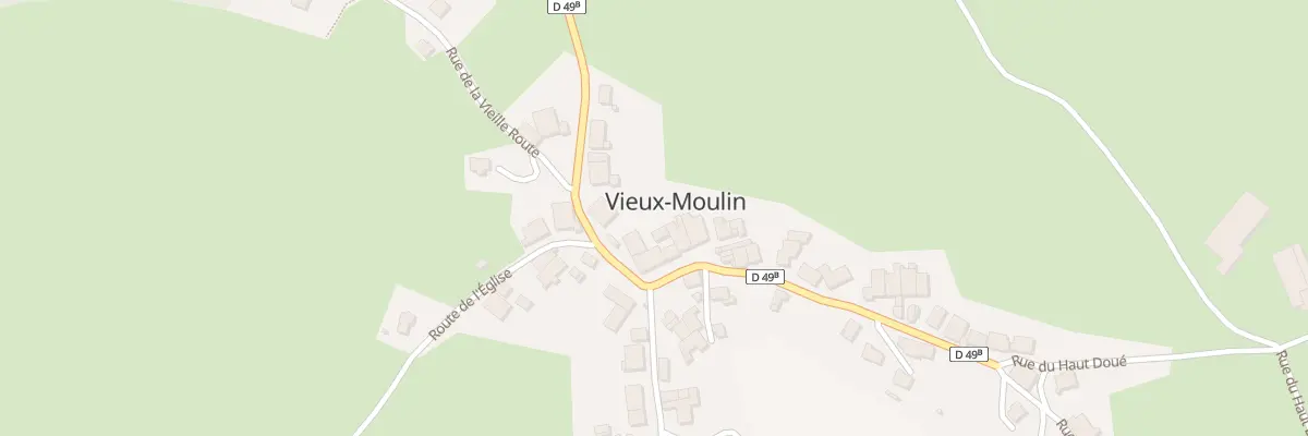 Plan du 1 Rue du Centre à Vieux-Moulin