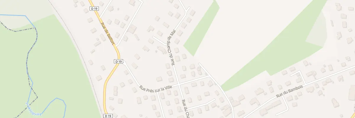 Plan du 20 Rue Champ du Mai à Joncherey