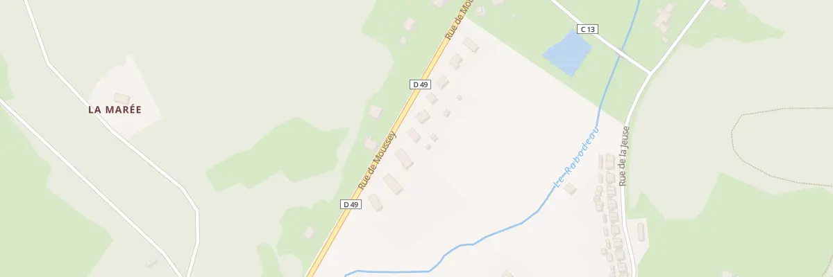 Plan du 29 Rue de Moussey à La Petite-Raon