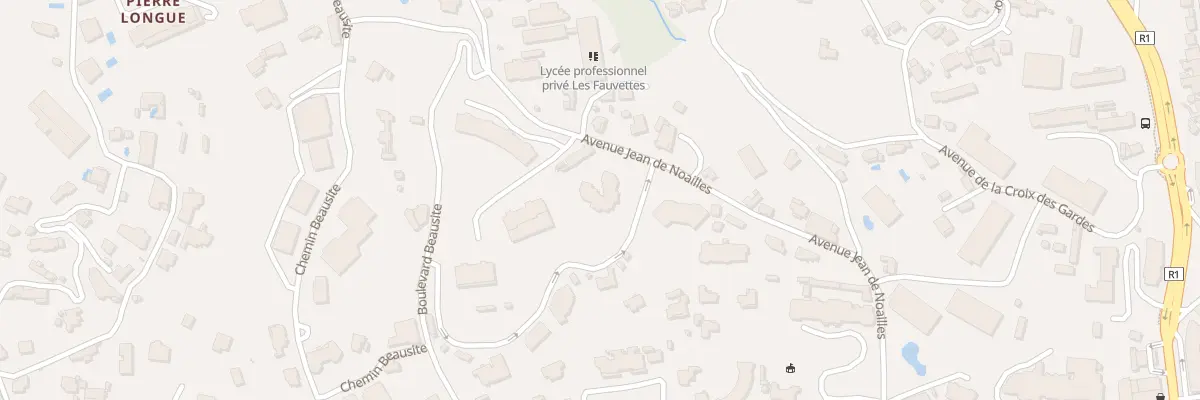 Plan du 33 Av Jean de Noailles à Cannes