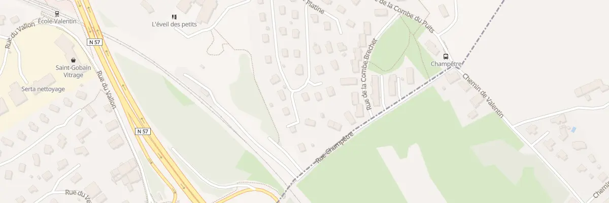 Plan du 28 Rue Platine à École-Valentin