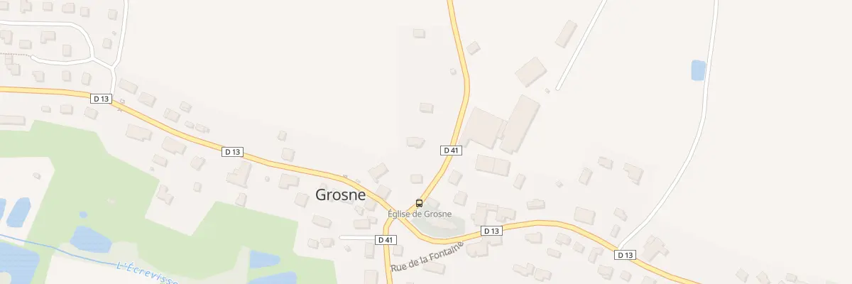 Plan du 3 Rue de l’Église à Grosne